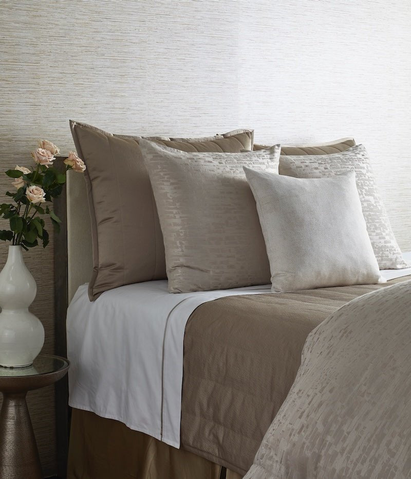 Full bed Delphi Pumice Throw by Ann Gish at Fig Linens and Home