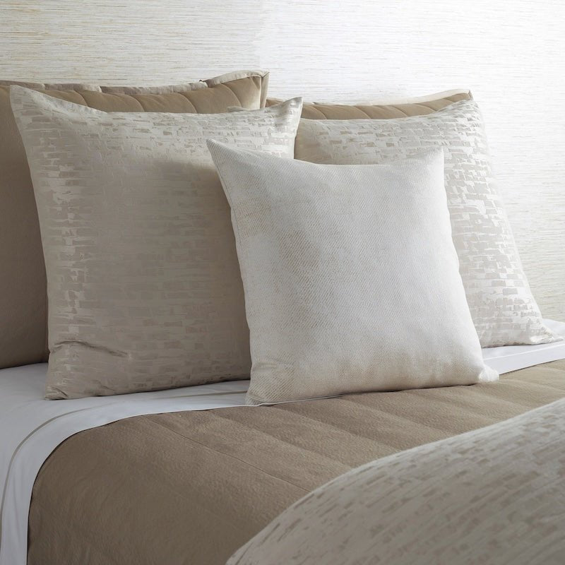 Ann Gish Pillows Detail - Delphi Pumice Duvet Covers and Pillow Shams