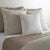 Ann Gish Pillows Detail - Delphi Pumice Duvet Covers and Pillow Shams
