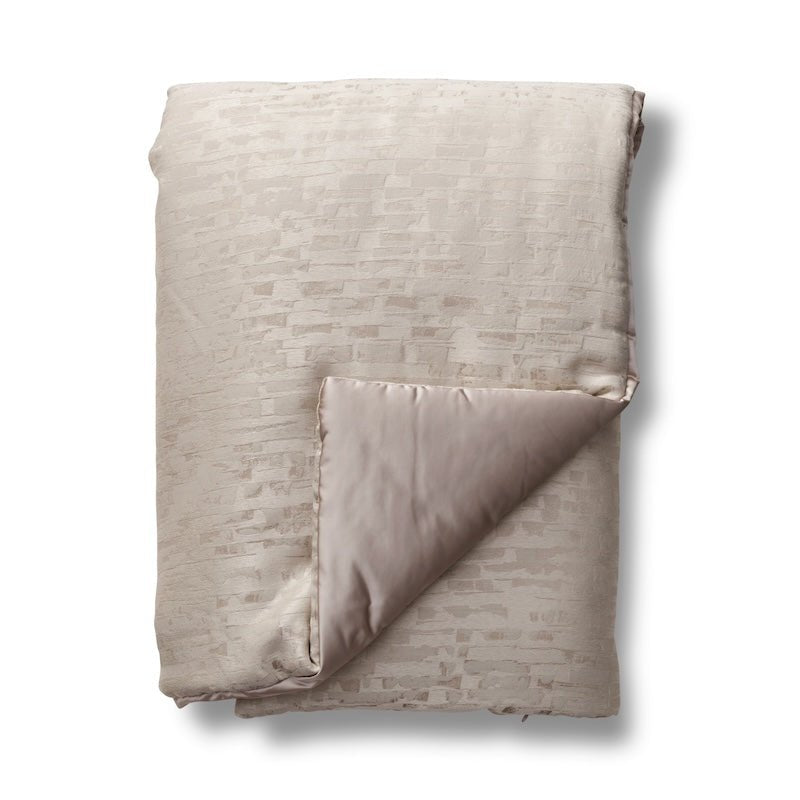 Folded Delphi Pumice Throw by Ann Gish at Fig Linens and Home