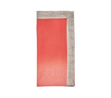 Dip Dye Napkin in Coral & Salmon by Kim Seybert at Fig Linens and Home 4