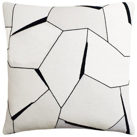 Diverging Ebony - Throw Pillow by Ryan Studio