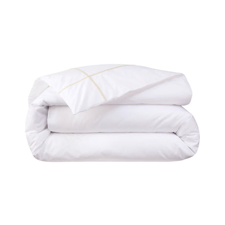Duvet Cover - Yves Delorme Athena Dune Bedding - Organic Cotton Percale at Fig Linens and Home