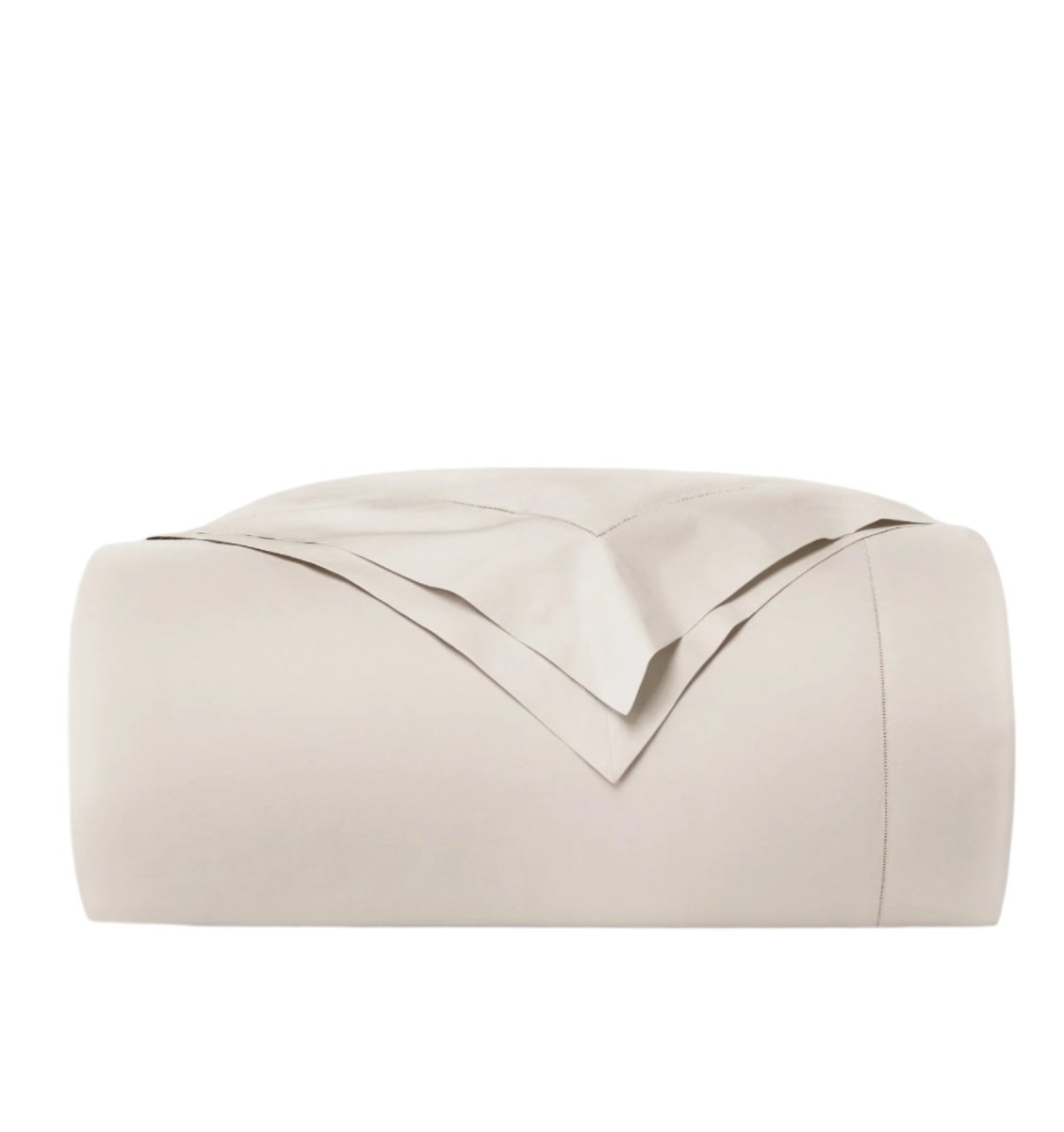 Duvet Cover - Sferra Celeste Percale Bedding Bone at Fig Linens and Home