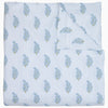 Nirvi Light Indigo Organic Duvet by John Robshaw at Fig Linens and Home - 2
