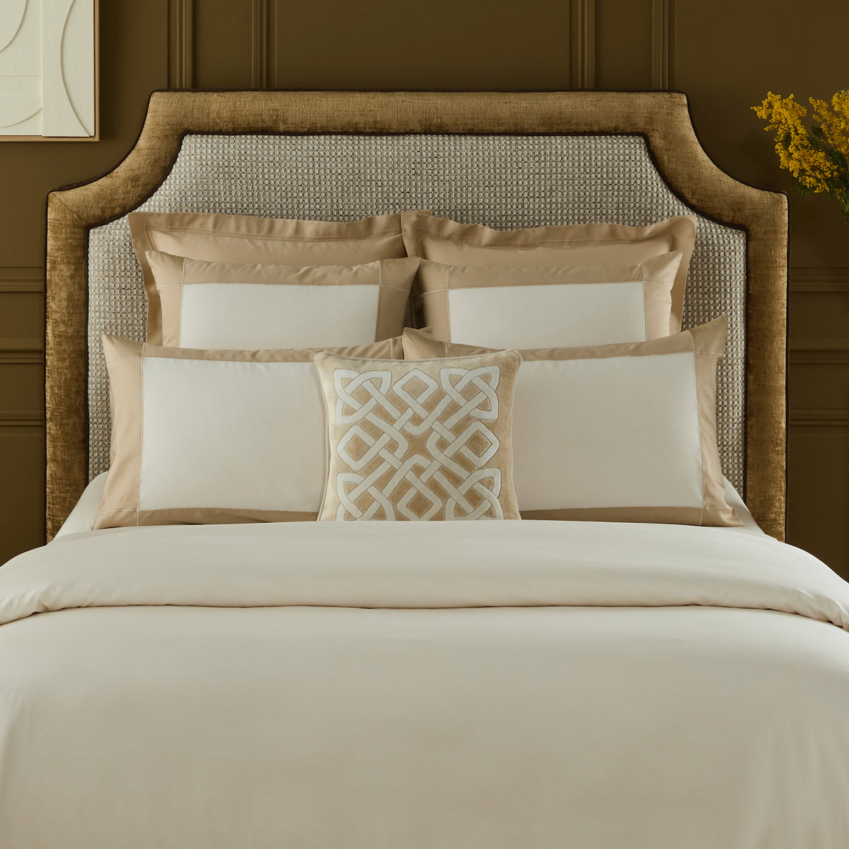 Apollon Dune Pillow Sham by Yves Delorme