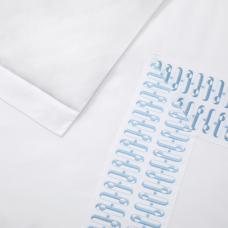 Dorian Pastel Duvet Cover by Yves Delorme Couture