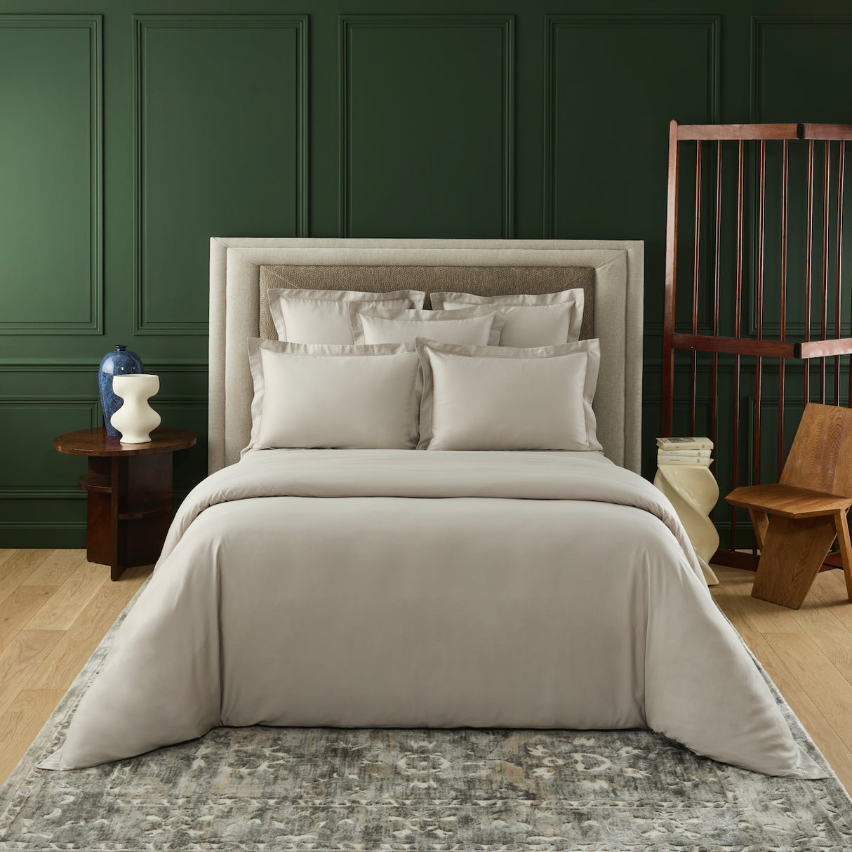 Triomphe Loutre Duvet Cover by Yves Delorme