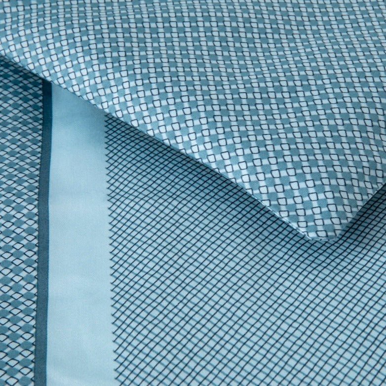 Detail of Fabric - Alton Pacific Bedding by Yves Delorme | Hugo Boss