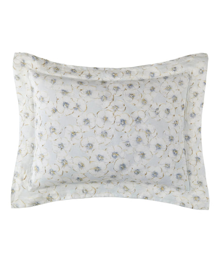 Ella Sky Linen Pillow Sham by Peacock Alley at Fig Linens and Home