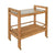 Bar Cart - Elsie Rattan Bar Cart by Worlds Away at Fig Linens and Home