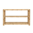 Emery Burlwood Console Table by Worlds Away at Fig Linens and Home - Front View