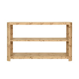 Emery Burlwood Console Table by Worlds Away at Fig Linens and Home - Front View