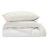 Stella Organic Cotton Percale Sham by Orchids Lux Home - Natural at Fig Linens and Home 1