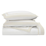 Stella Organic Cotton Percale Sham by Orchids Lux Home - Natural at Fig Linens and Home 1
