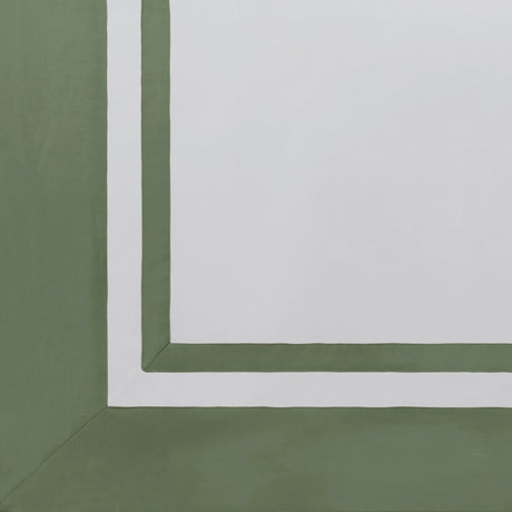 Stella Organic Cotton Percale Sham by Orchids Lux Home - Olive at Fig Linens and Home 2