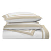Stella Organic Cotton Percale Sham by Orchids Lux Home - Sand at Fig Linens and Home 1