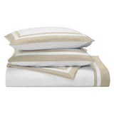 Stella Organic Cotton Percale Sham by Orchids Lux Home - Sand at Fig Linens and Home 1