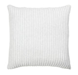 Charlton Cotton Jersey Channel Quilt Shams by Orchids Lux Home - White Euro Square Sham