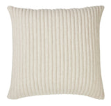 Charlton Cotton Jersey Channel Quilt Shams by Orchids Lux Home - Oatmeal Euro Sham