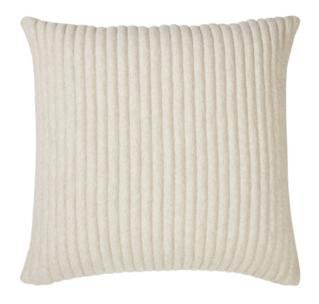 Charlton Cotton Jersey Channel Quilt Shams by Orchids Lux Home - Oatmeal Euro Sham