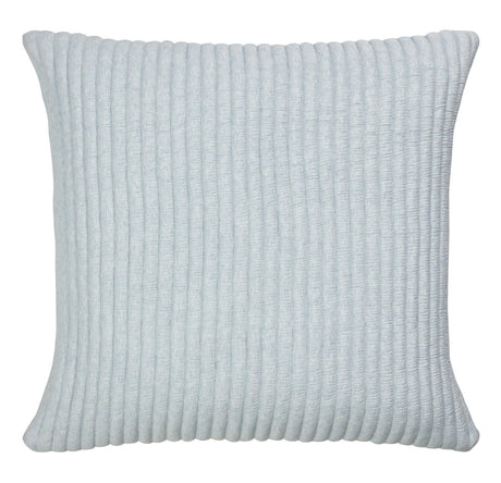 Charlton Cotton Jersey Channel Quilt Shams by Orchids Lux Home - Sky Euro Sham
