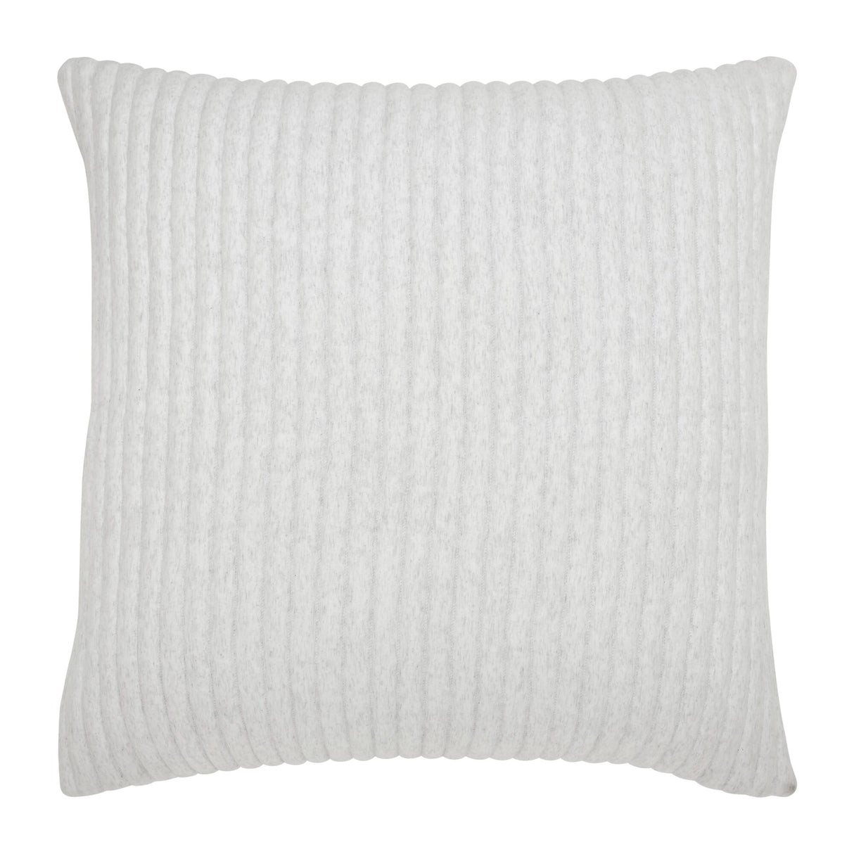 Charlton Cotton Jersey Channel Quilt Shams by Orchids Lux Home - Off-White Euro Sham