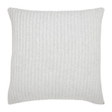 Charlton Cotton Jersey Channel Quilt Shams by Orchids Lux Home - Off-White Euro Sham