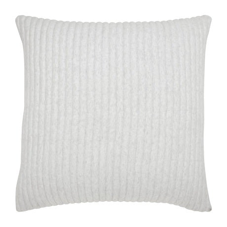 Charlton Cotton Jersey Channel Quilt Shams by Orchids Lux Home - Off-White Euro Sham