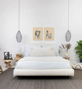 Jo Jo Pillow by Pom Pom at Home Shown in Bedroom with Bedding