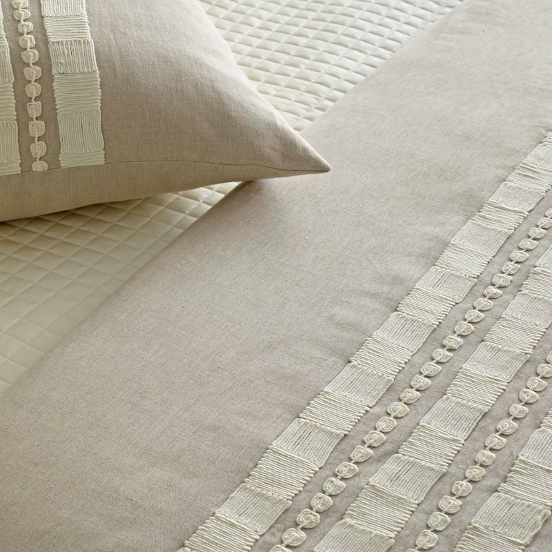 Ann Gish Echelon Decorative Pillows Natural by Ann Gish - 16" x 36" Throw Pillow Natural at FIG LINENS AND HOME - 3