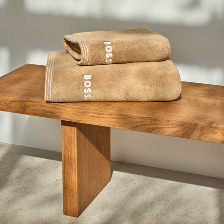 Edge Towels by Hugo Boss Home | Yves Delorme Bath Collection at Fig Linens and Home - View 1