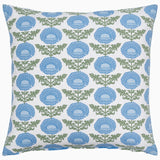 Kaavia Light Indigo Organic Sham by John Robshaw at Fig Linens and Home - 3