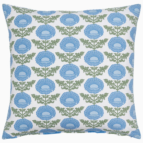 Kaavia Light Indigo Organic Sham by John Robshaw at Fig Linens and Home - 3