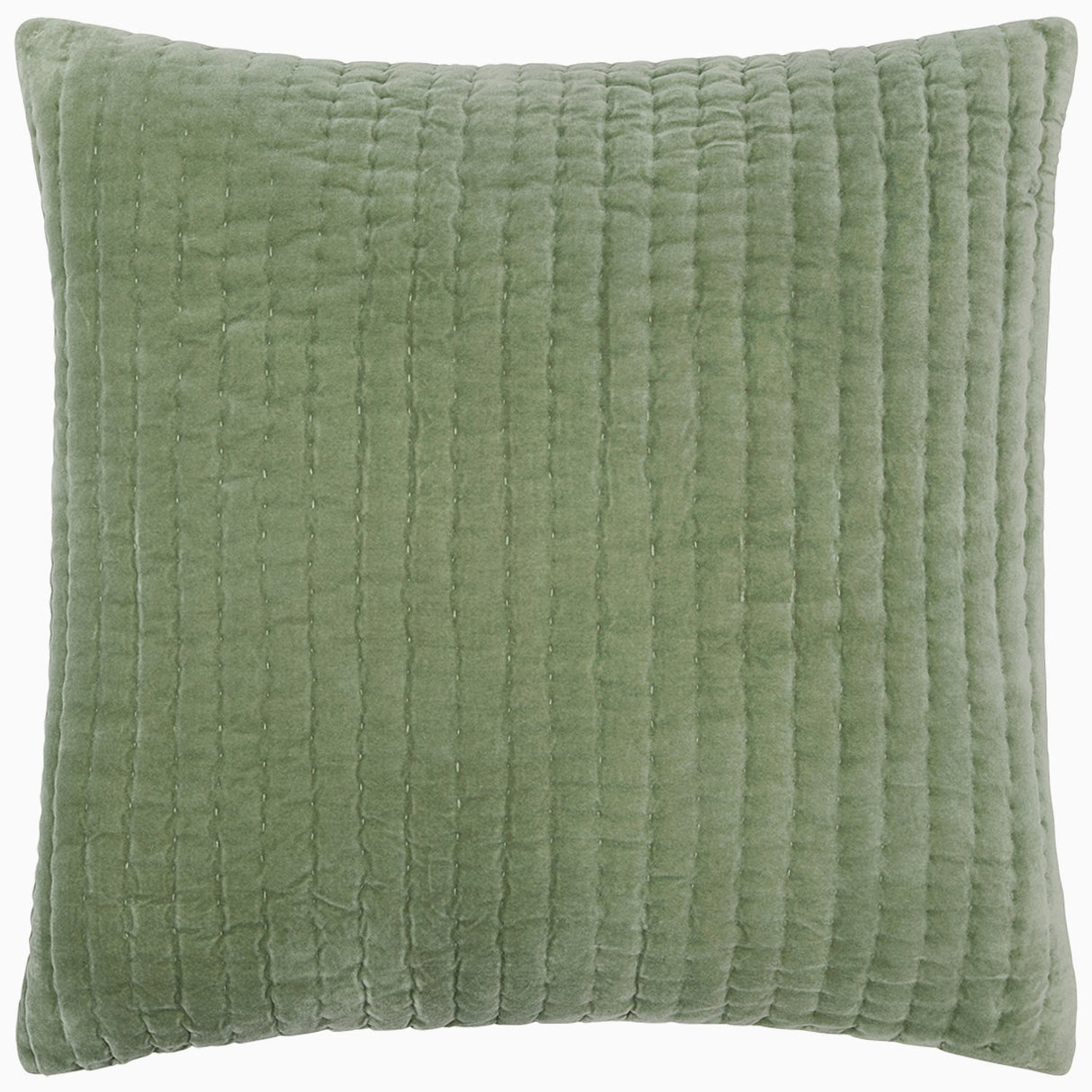 Velvet Sage Sham by John Robshaw at Fig Linens and Home - 3