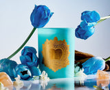 Saint Candles - Ex-Voto Sacred Heart Special Edition Candle III at Fig Linens and Home - Blue Flower