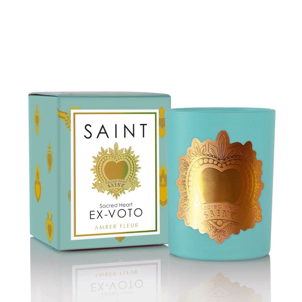 Saint Candles - Ex-Voto Sacred Heart Special Edition Candle III at Fig Linens and Home - Boxed