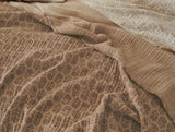 Coyuchi Mirada Fawn Chrysanthemum Organic Matelasse Coverlet at Fig Linens and Home - Lifestyle 3