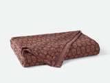 Mirada Organic Matelasse Plum Blossom Chrysanthemum Coverlet | Coyuchi at Fig Linens and Home