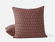 Mirada Organic Matelasse Plum Blossom Chrysanthemum Euro Sham | Coyuchi at Fig Linens and Home