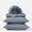 Organic Crinkled Percale Indigo Chambray Stripe Sheet Set | Coyuchi at Fig Linens and Home
