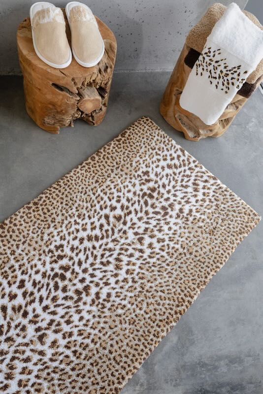 Lifestyle Feline Mustang 795 Bath Rug by Abyss Habidecor at Fig Linens and Home
