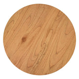 Fiji Occasional Table by Worlds Away | Small Side Table - Top View of Round Wood Lid