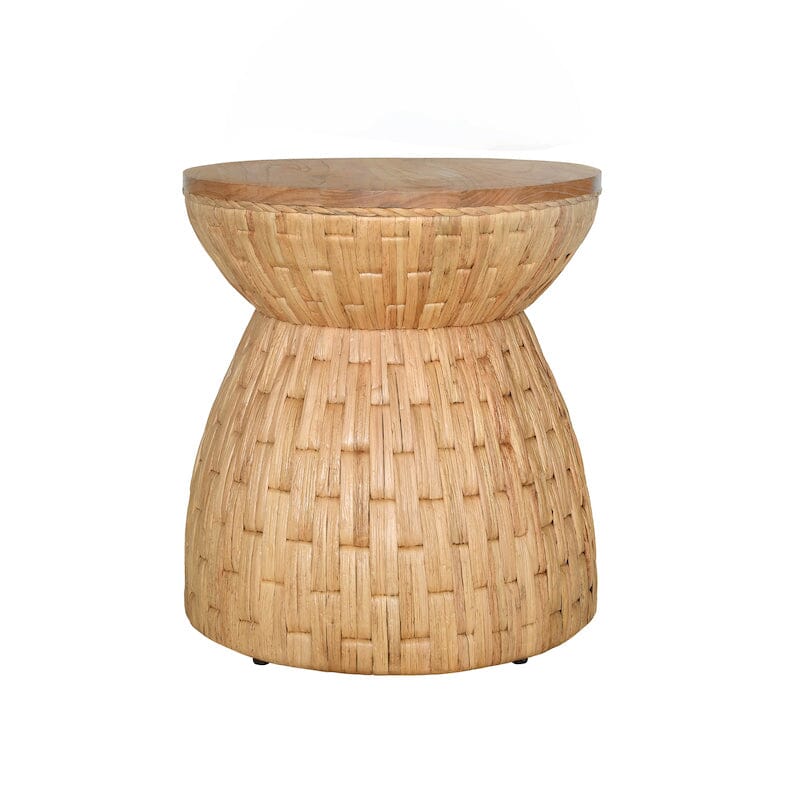Fiji Occasional Table by Worlds Away | Small Side Table - Side View