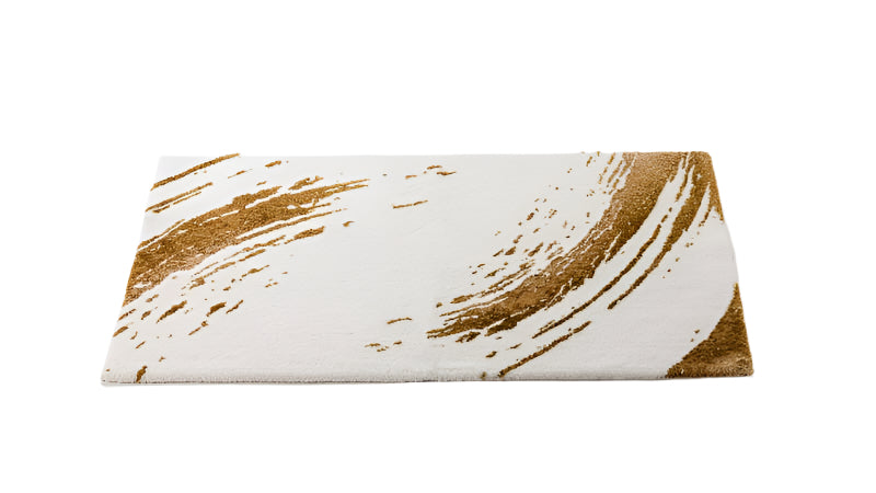 Flat 2 Fortuny 27x47 Gold 800 Bath Rug by Abyss at Fig Linens and Home