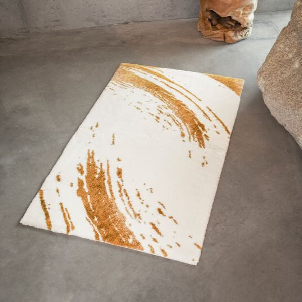 Fortuny 27x47 Gold 800 Bath Rug by Abyss at Fig Linens and Home