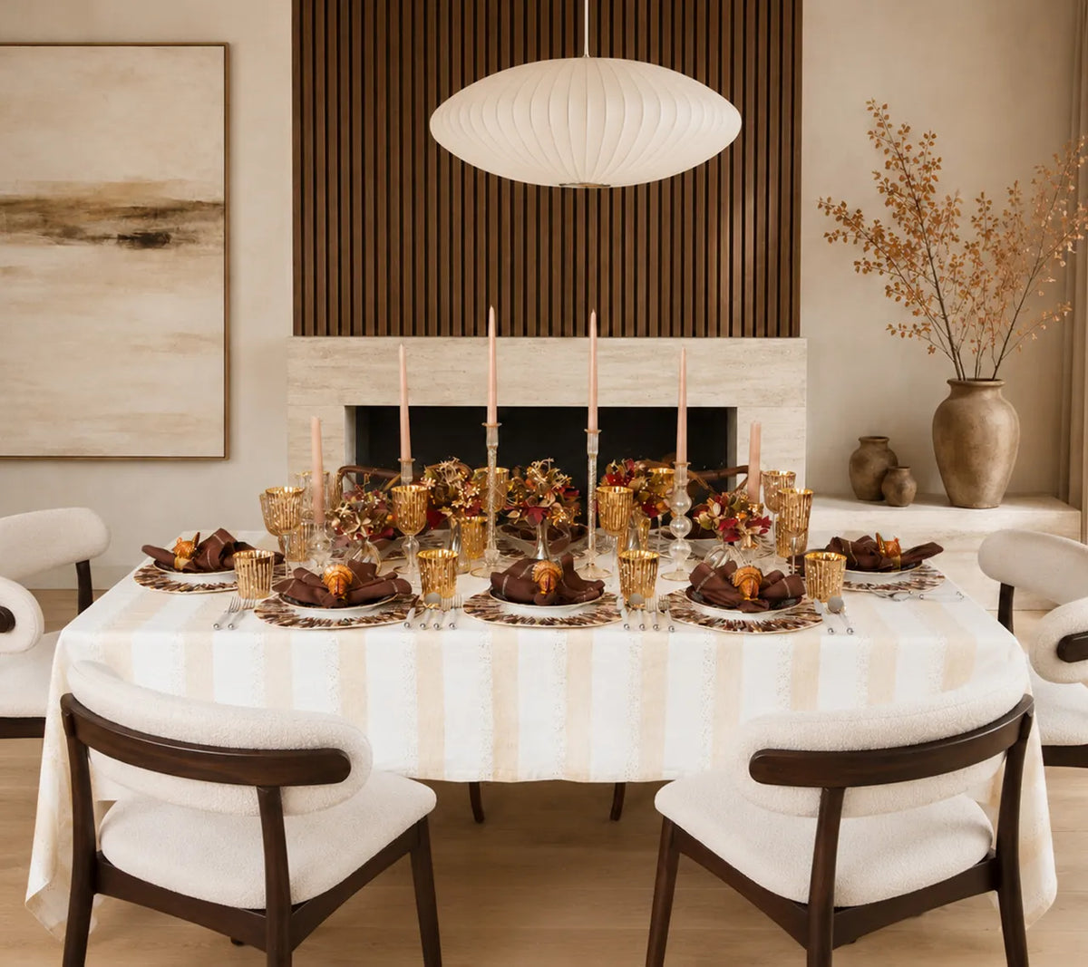 Diadem Brown/Multi Placemat Detail 7 | Kim Seybert at Fig Linens and Home