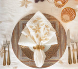 Wave Gold Napkin Ring Detail 3 | Kim Seybert at Fig Linens and Home