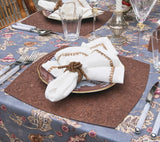 Whistler Brown/Gold Placemat Detail 6 | Kim Seybert at Fig Linens and Home