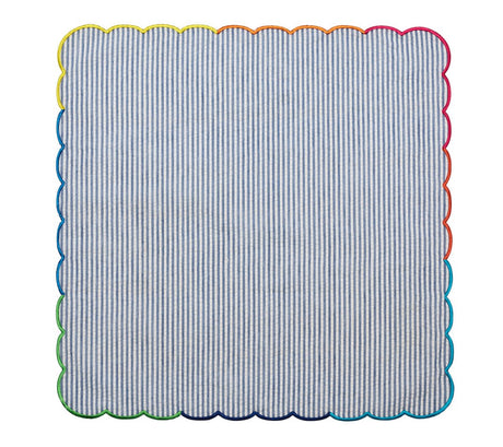 Fiesta Napkin in Multi Set of 4 by Kim Seybert at  Fig Linens and Home - Flat and Open